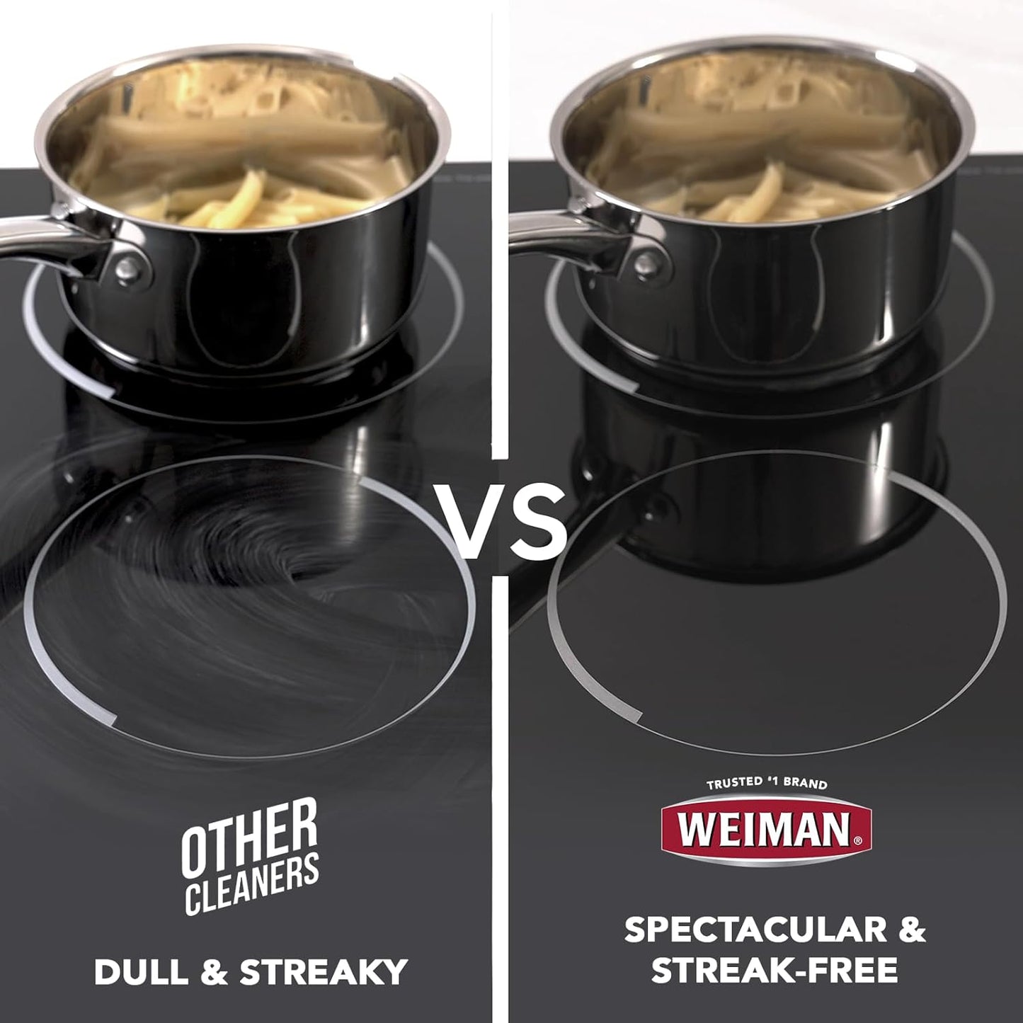 Weiman Ceramic and Glass Cooktop Cleaner – Refreshing Citrus-Scented Kitchen Reset for Mindful Evenings
