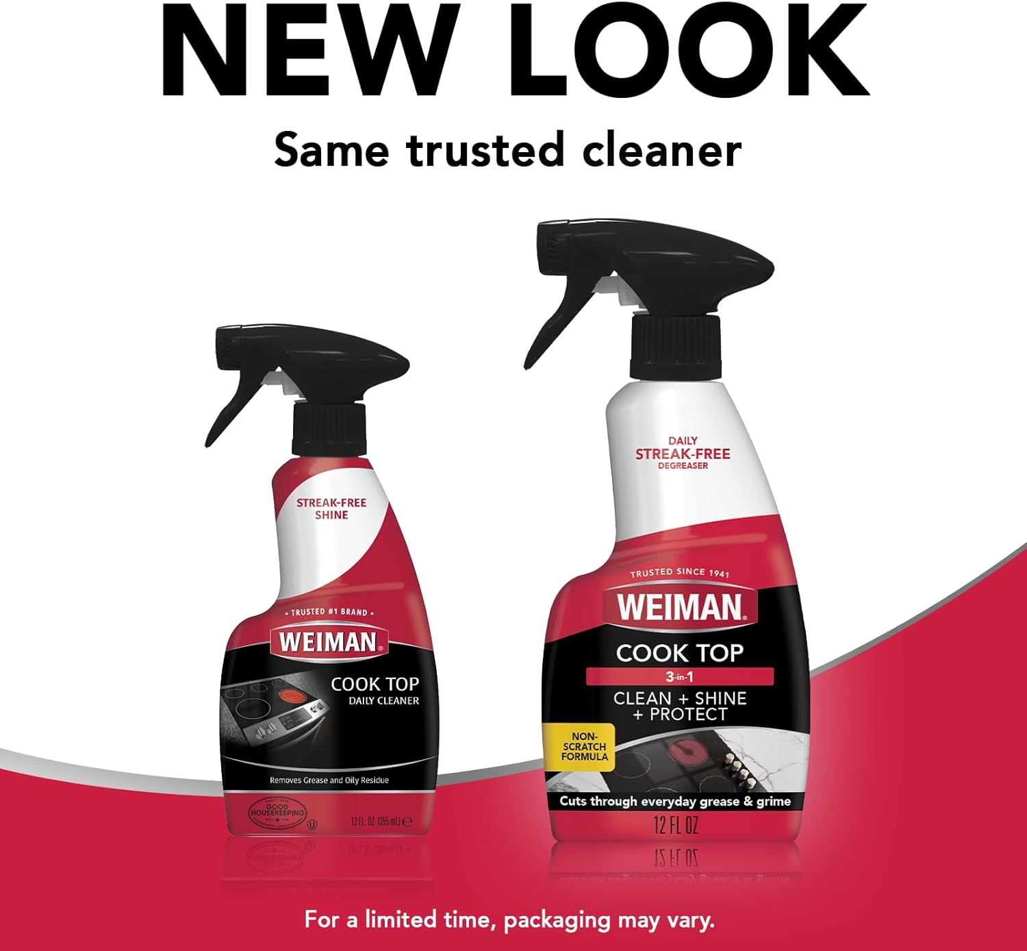 Weiman Cooktop Cleaning Spray & Microfiber Cloth – Sleek Glass Stovetop Care for a Polished Modern Kitchen Aesthetic