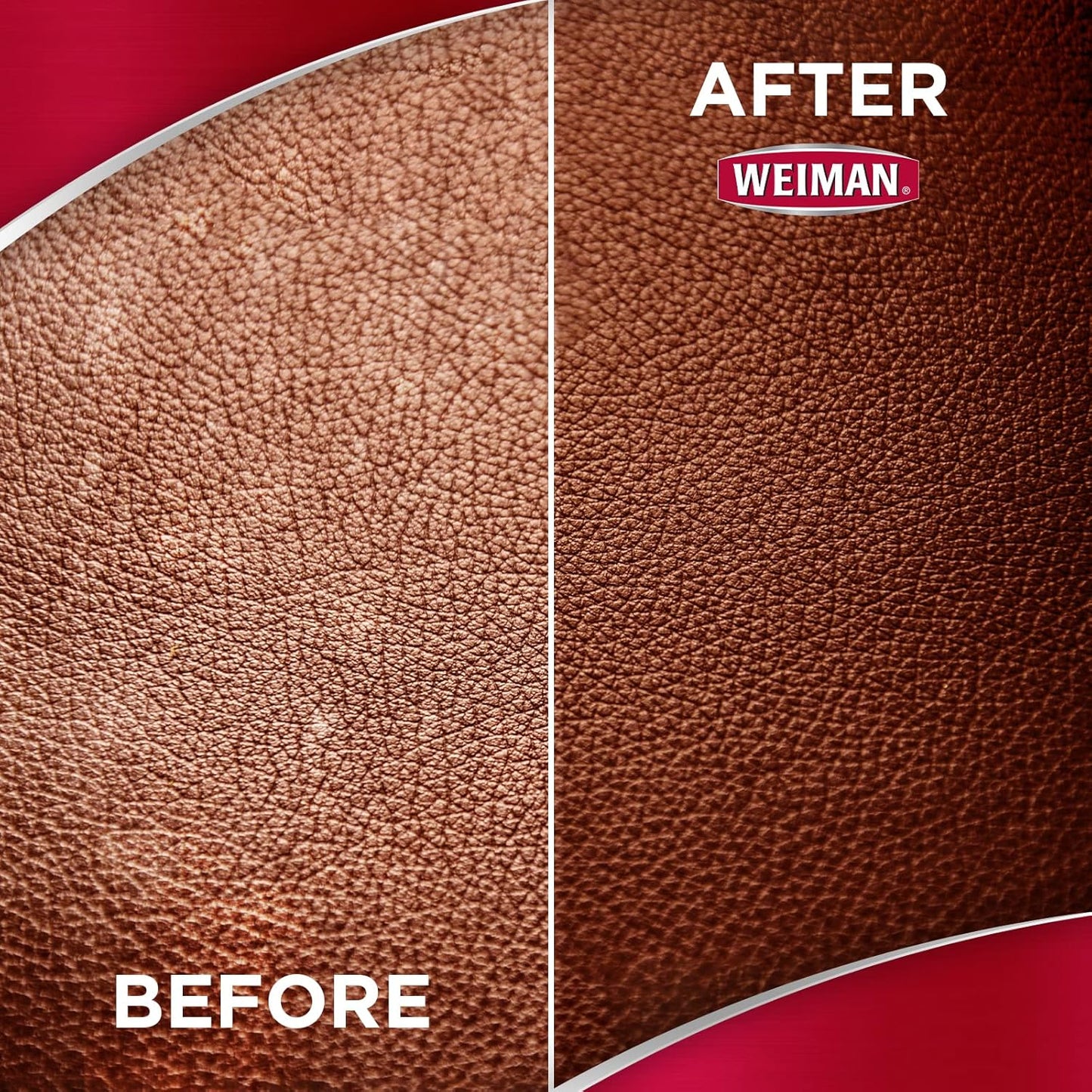 Weiman Leather Wipes - Portable Cleaner and Conditioner for Car Seats, SUV Cabins, and Motorcycle Gear, UVX-15 Sun Protection