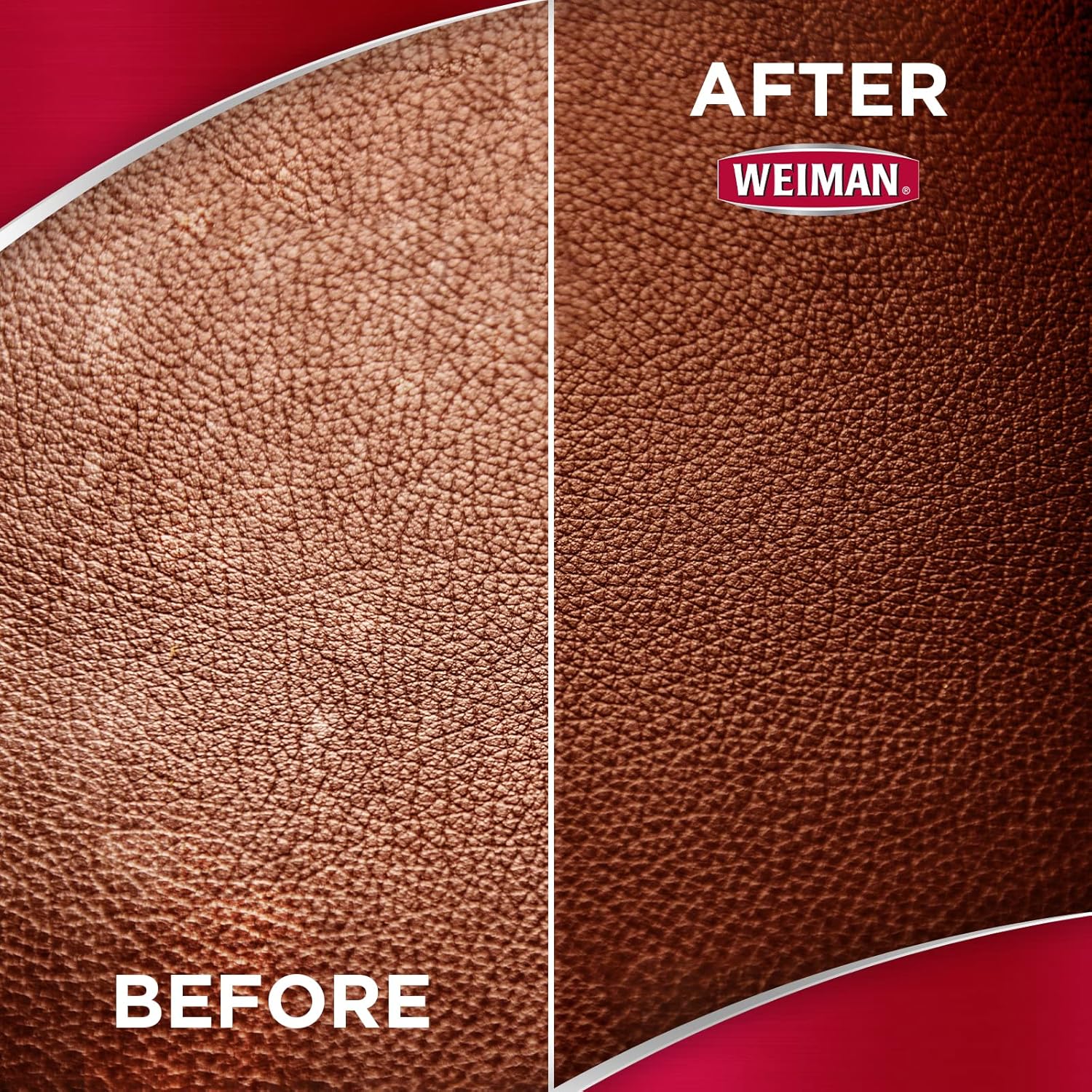 Weiman Leather Wipes - Portable Cleaner and Conditioner for Car Seats, SUV Cabins, and Motorcycle Gear, UVX-15 Sun Protection