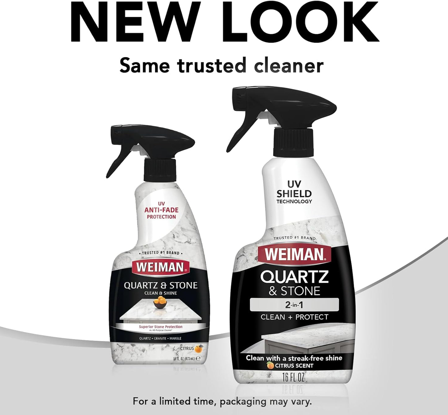Weiman Quartz Countertop Cleaner and Polish Acid-Free Safe Stone Care for Homes with Kids, pH Neutral Formula