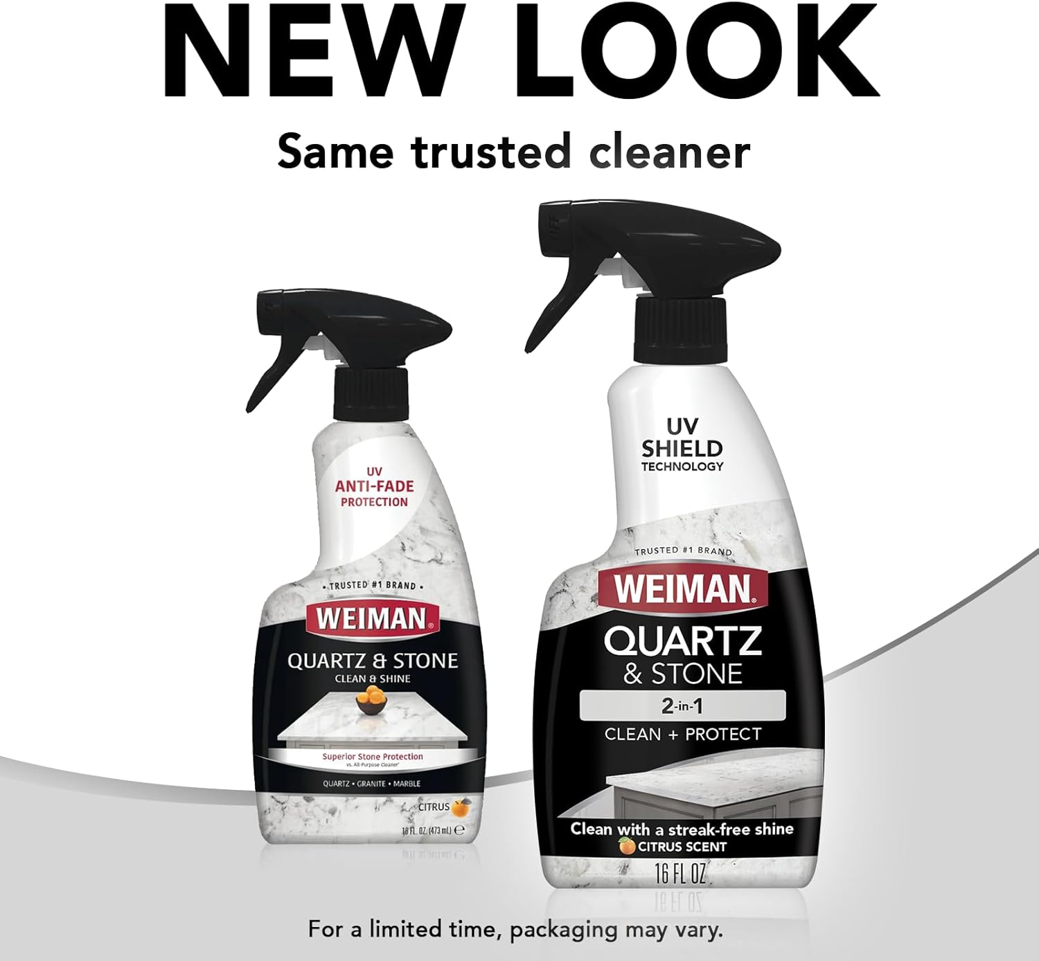 Weiman Quartz Countertop Cleaner and Polish Acid-Free Safe Stone Care for Homes with Kids, pH Neutral Formula