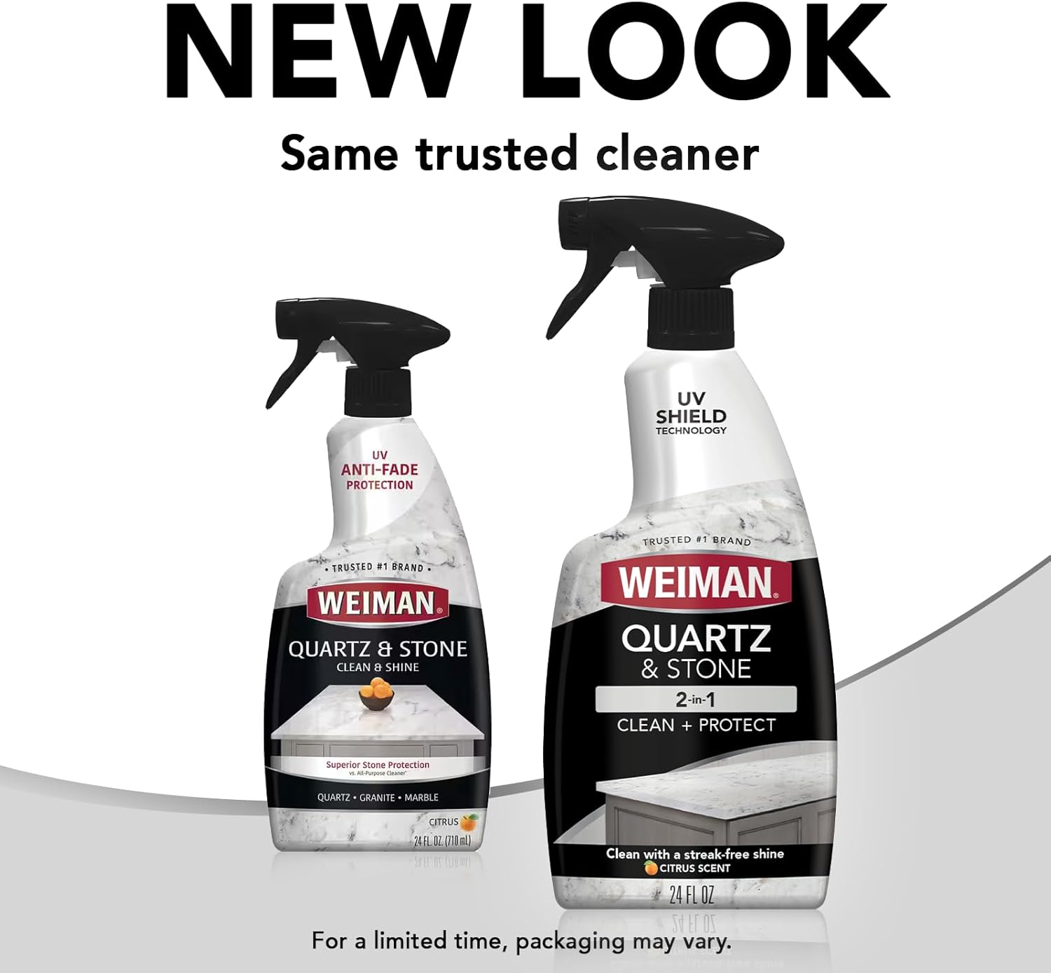 Weiman Quartz Countertop Cleaner and Polish – Calm Citrus-Scented Clean for a Mindful Kitchen Ritual