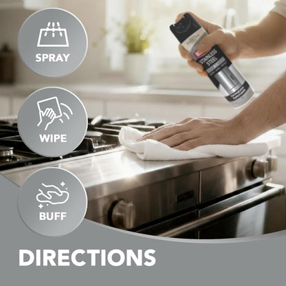 Weiman Stainless Steel Cleaner & Polish – Housewarming Gift for New Homeowners
