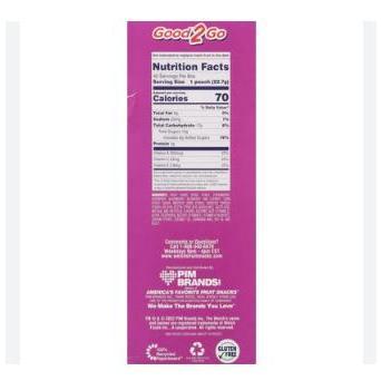 Welch's Fruit Snacks Berries 'N Cherries – Lunchbox Snack Pack for Kids' School Meals, 40 Single-Serve 0.8 oz Bags