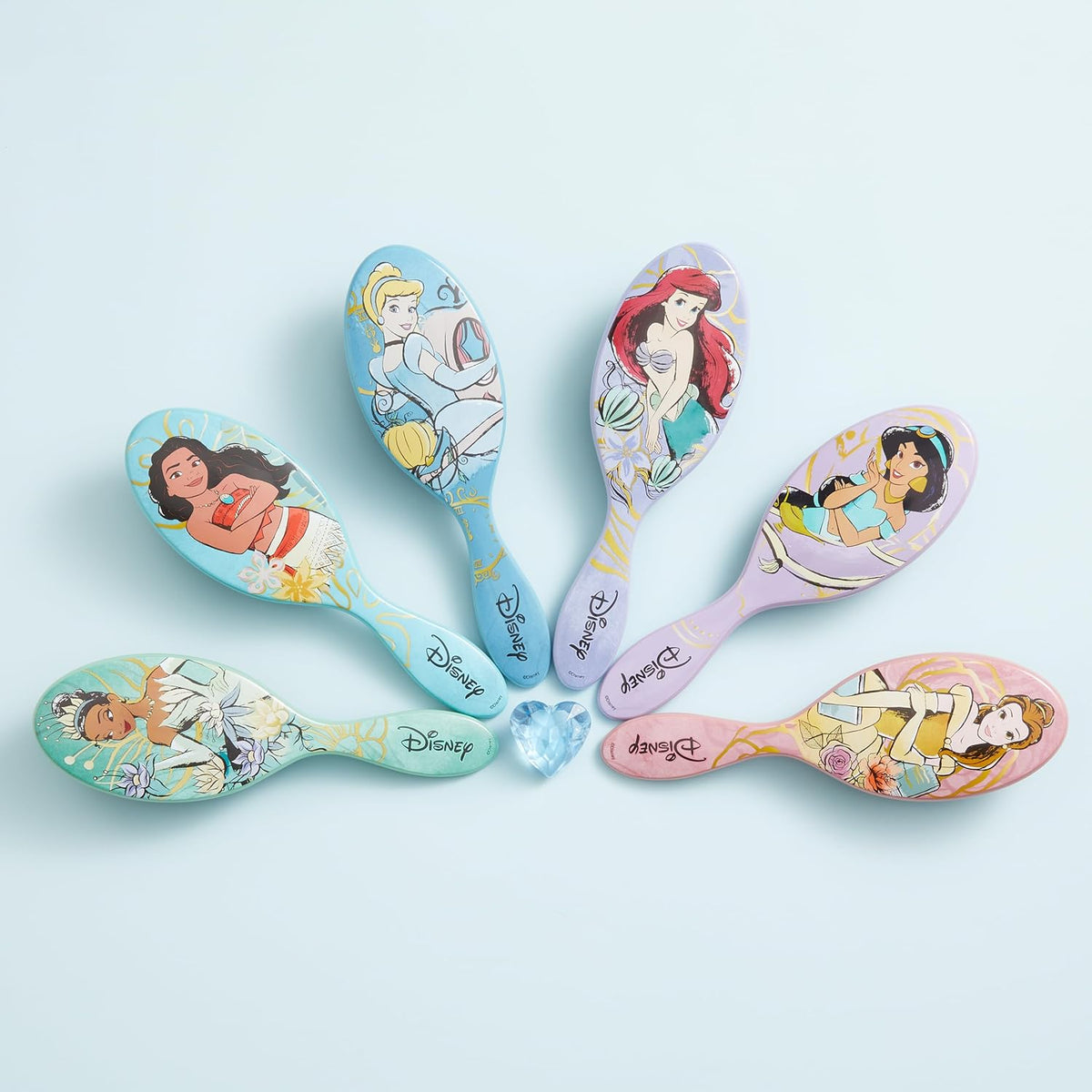 Wet Brush Disney Original Hair Detangler, Ariel (Elegant Princess) – Premium Collectible Hairbrush, Ultra-Soft Bristles for an Elevated Vanity
