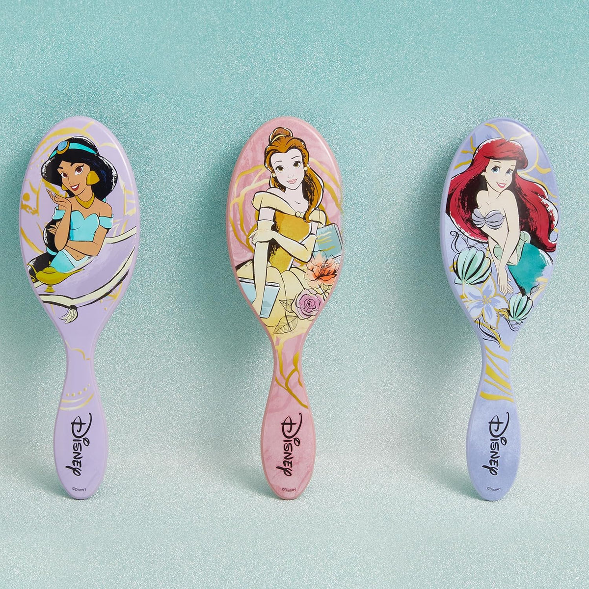 Wet Brush Disney Original Hair Detangler, Ariel (Elegant Princess) – Premium Collectible Hairbrush, Ultra-Soft Bristles for an Elevated Vanity