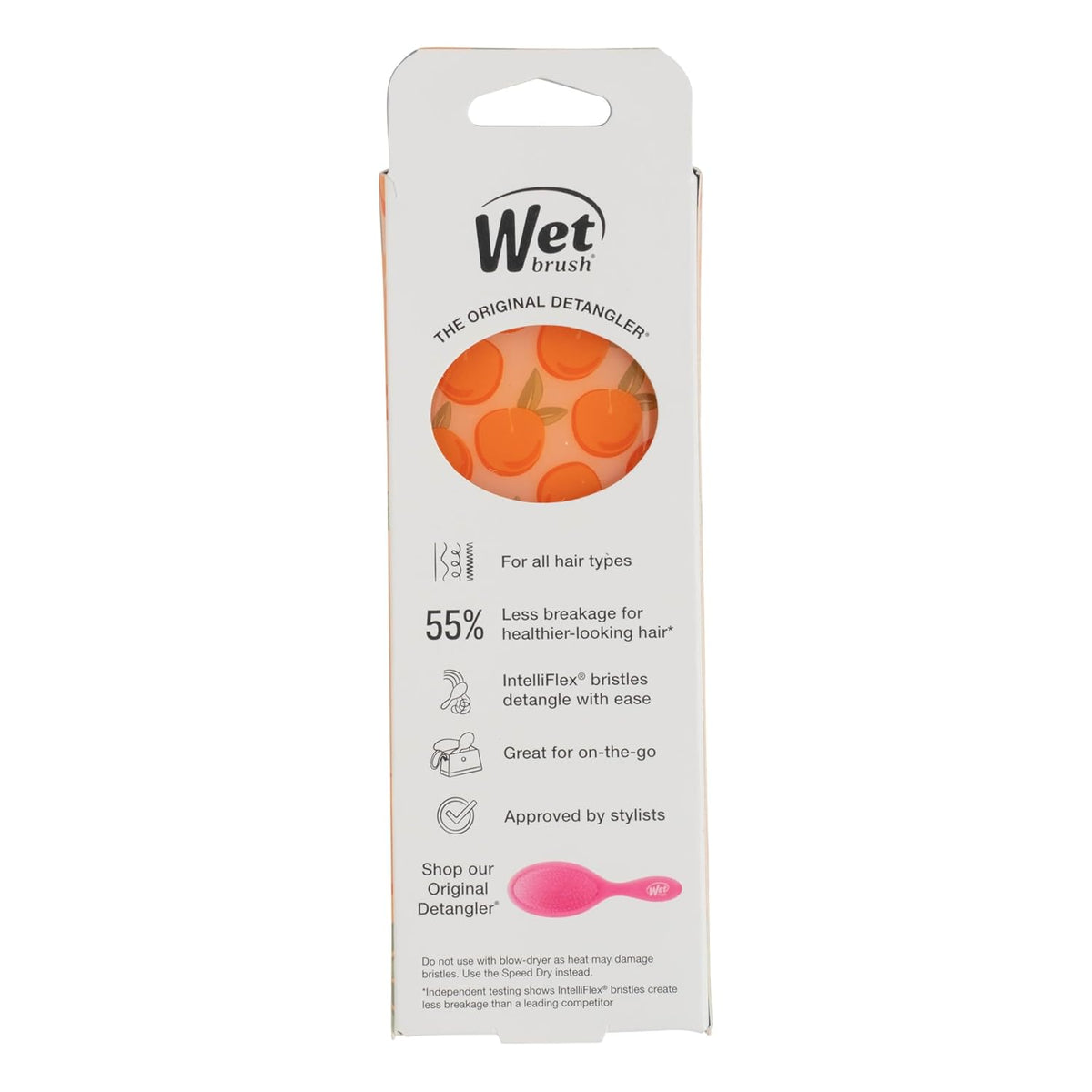 Wet Brush Mini Detangler – Cute Stocking Stuffer Hairbrush, Limited Edition Tutti Fruitti Gift for Women