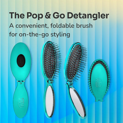Wet Brush Pop Go Detangler – Valentine's Day Gift for Women, Foldable Detangler in Gift-Ready Design