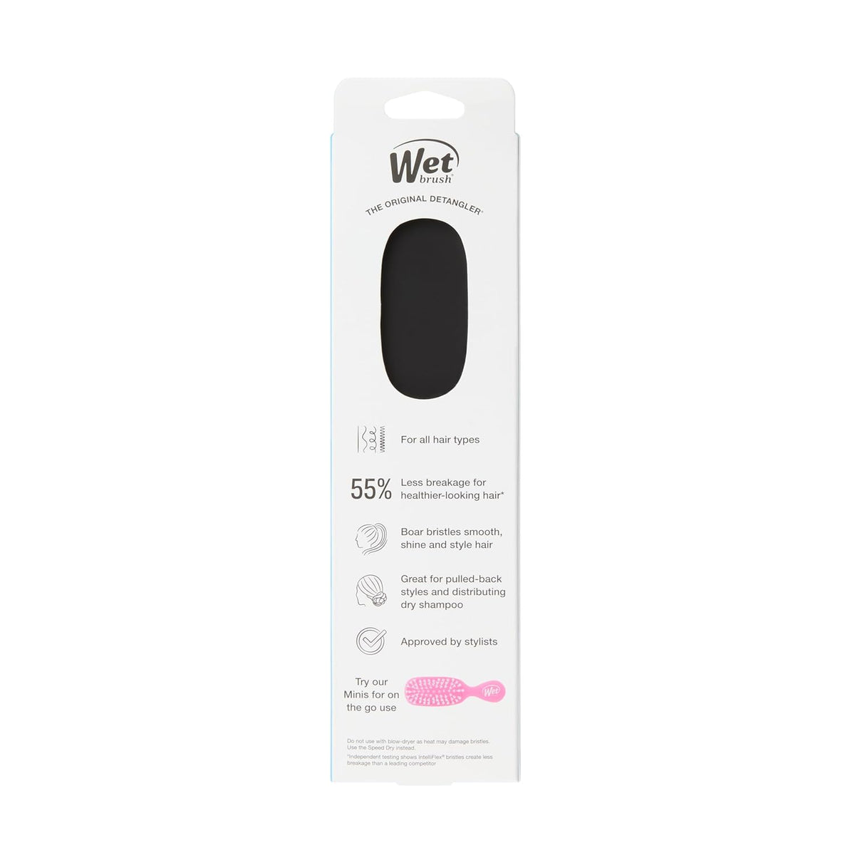 Wet Brush Smooth Styler Hair Brush, Gentle Family Detangler Safe for Older Kids and Parents with Sensitive Scalps