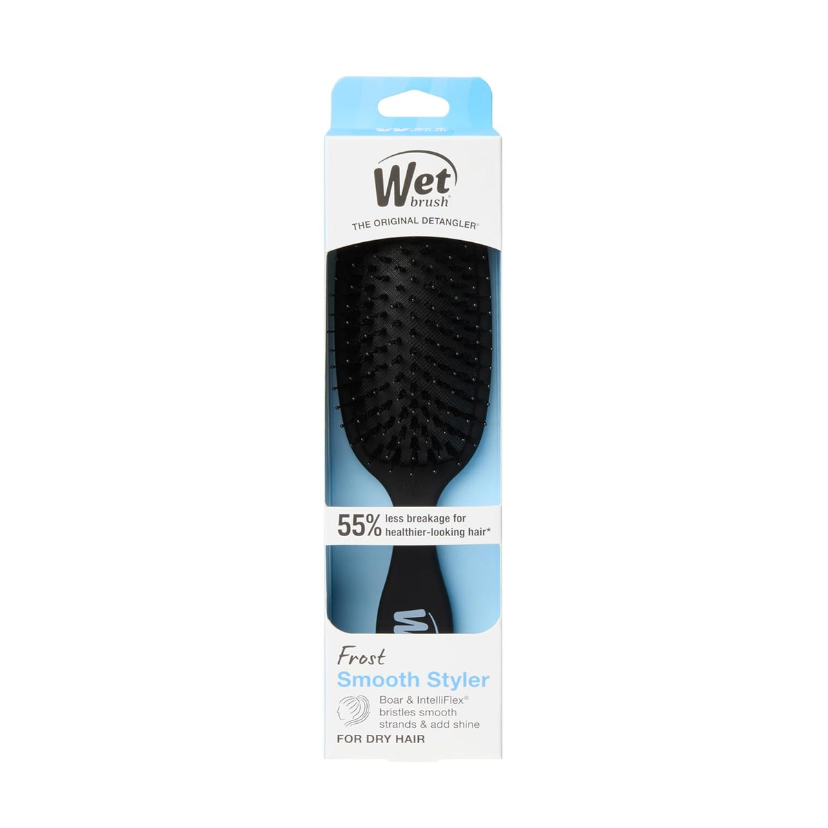 Wet Brush Smooth Styler Hair Brush, Gentle Family Detangler Safe for Older Kids and Parents with Sensitive Scalps