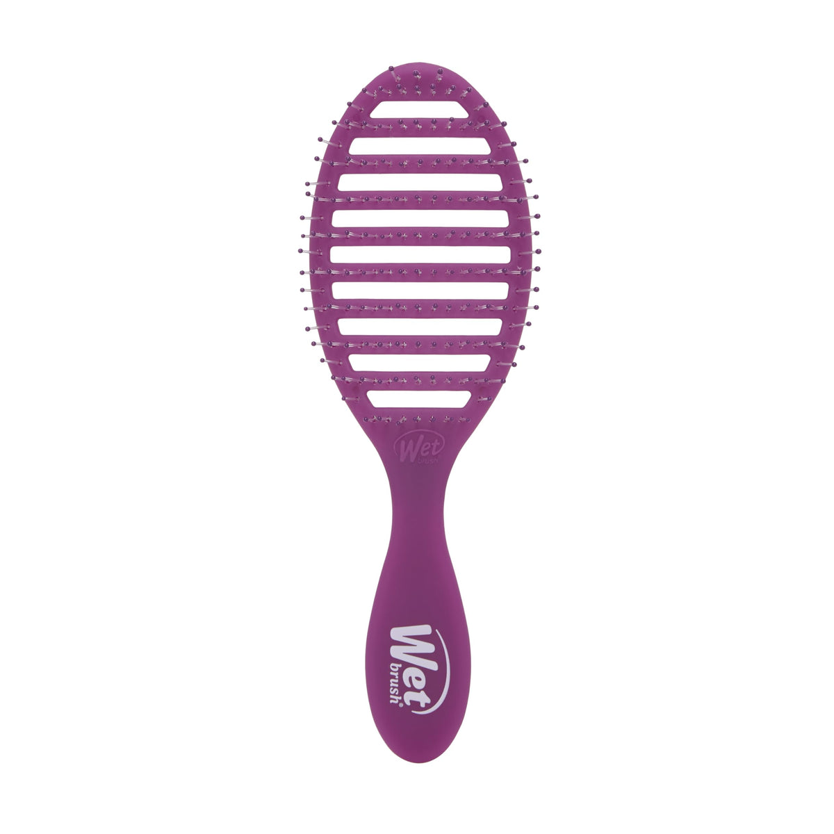 Wet Brush Speed Dry Hair Brush, Purple Frost - Vented Design &amp;amp; Soft HeatFlex Bristles Are Blow Dry Safe - Ergonomic Handle Manages Tangles - Pain-Free Hair Accessories