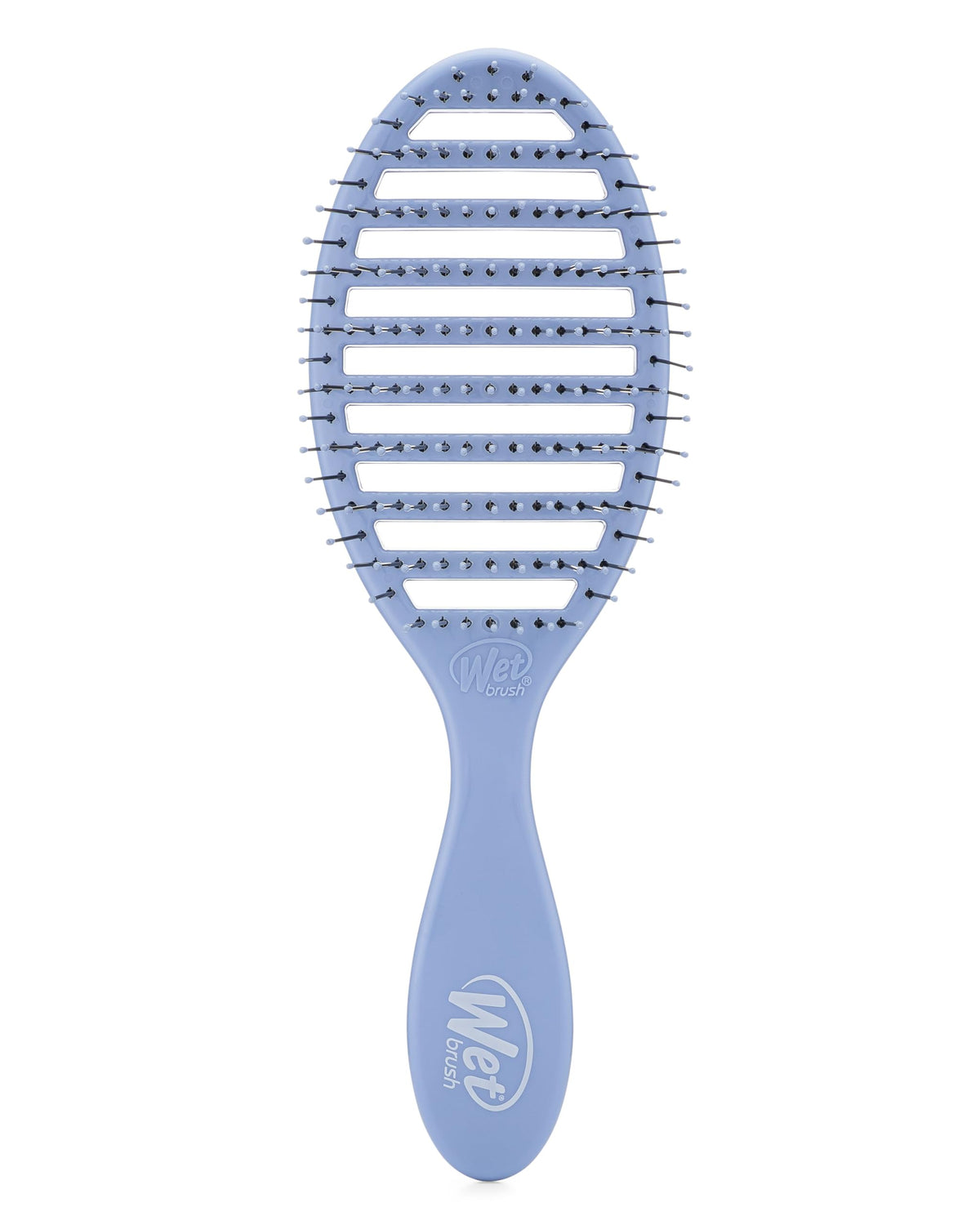 Wet Brush Speed Dry Hair Brush - Sky Blue - Vented Design and Ultra Soft HeatFlex Bristles Are Blow Dry Safe With Ergonomic Handle Manages Tangle and Uncontrollable Hair - Pain-Free