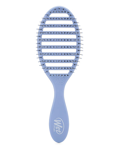 Wet Brush Speed Dry Hair Brush - Sky Blue - Vented Design and Ultra Soft HeatFlex Bristles Are Blow Dry Safe With Ergonomic Handle Manages Tangle and Uncontrollable Hair - Pain-Free