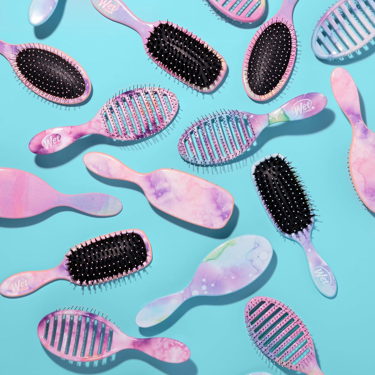 Wet Brush Speed Dry Hair Brush - Spa-Like Self-Care Ritual for Curly and Thick Hair at the Vanity