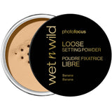 wet n wild Photo Focus Loose Baking Setting Powder Banana - Studio-Ready Setting Powder, 8-Hour Shine Control for Content Creators Learning Baking