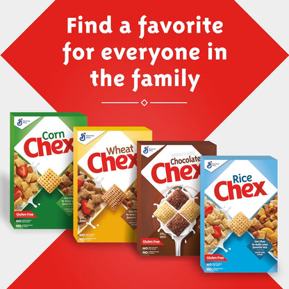 Wheat Chex Breakfast Cereal – After-School Snack for Kids, No Artificial Colors