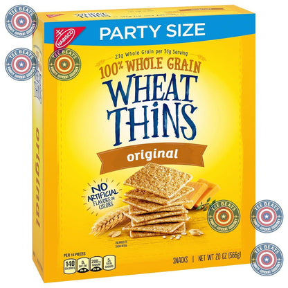 Wheat Thins Original Crackers – Living Room Entertaining Snack for Charcuterie Board Nights