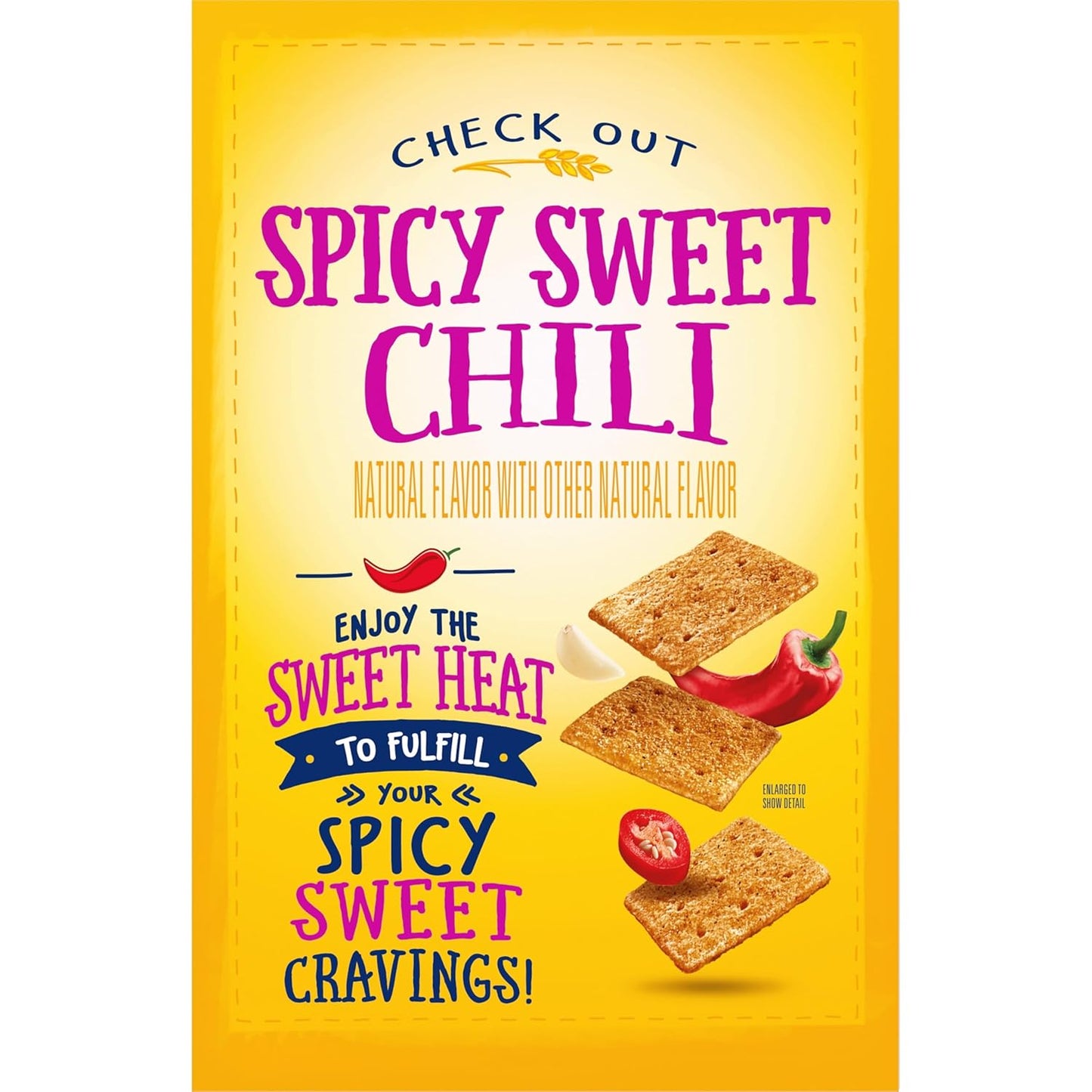 Wheat Thins Spicy Sweet Chili Crackers – Better-For-You Whole Grain Snack for Mindful Home Relaxation, 8.5 oz
