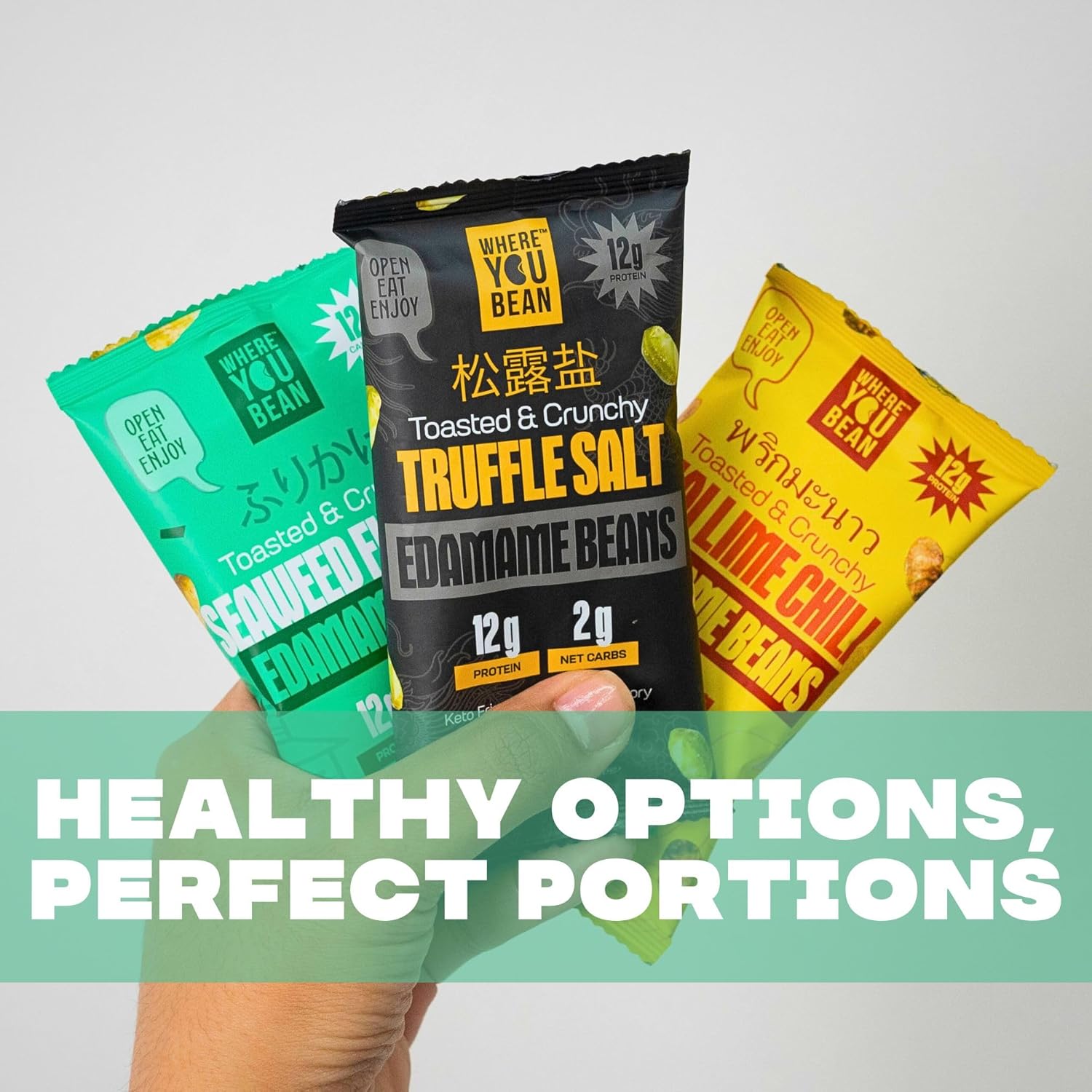 Where You Bean Edamame Snack Packs – Desk Drawer High-Protein Fuel for Focused Remote Workdays