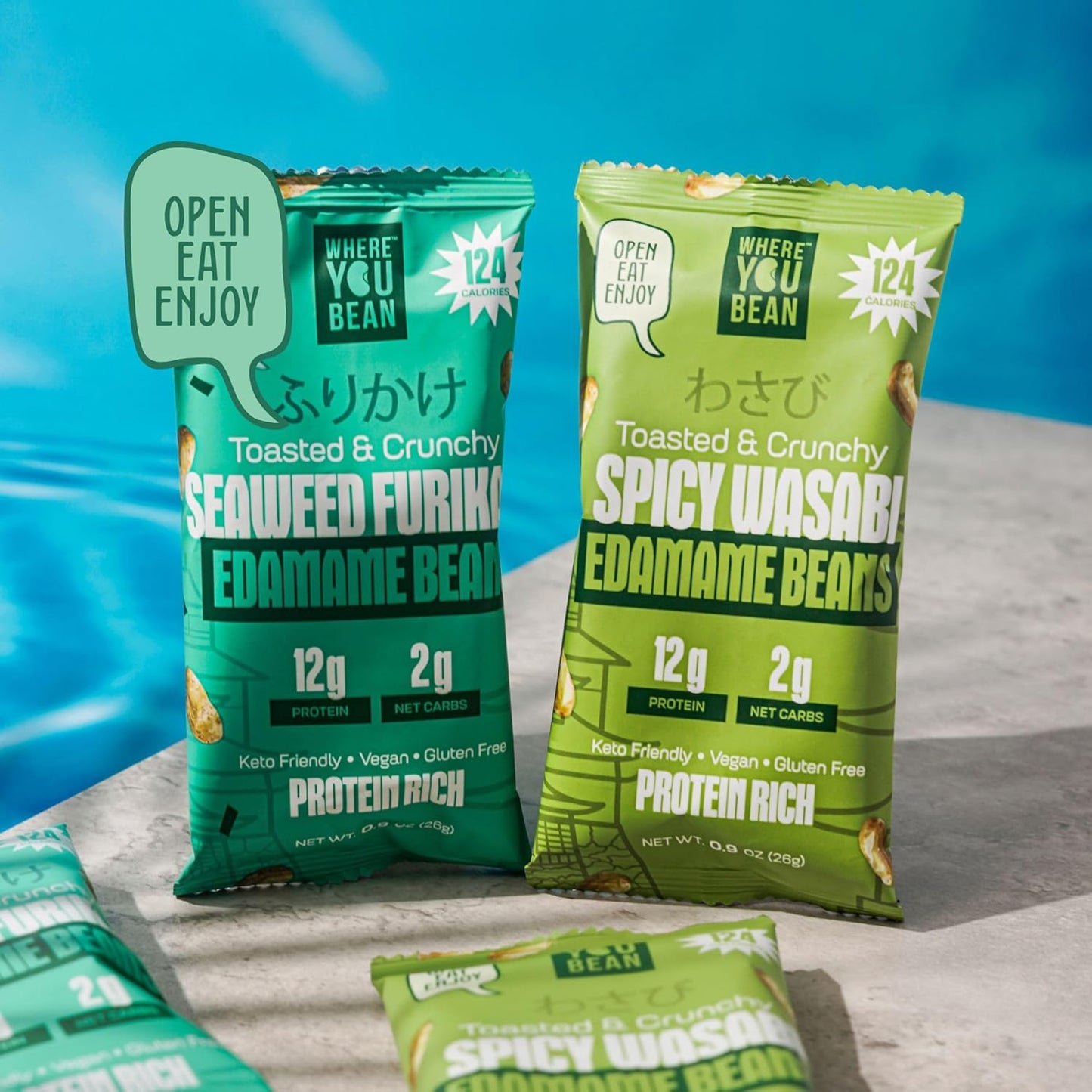 Where You Bean Edamame Snack Packs – Desk Drawer High-Protein Fuel for Focused Remote Workdays
