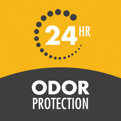wide-bar stick design for extra underarm coverage