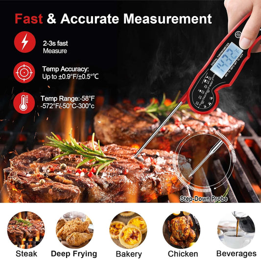 wide temperature range of -58°f to 572°f (-50°c to 300°c) with °c/°f toggle