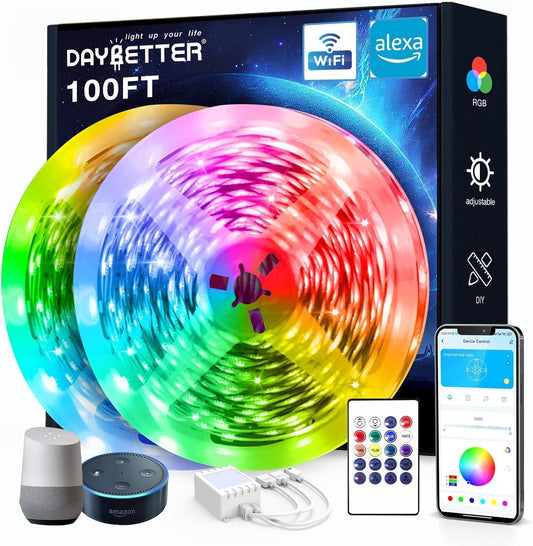 wifi 2.4ghz connectivity with amazon alexa and google assistant voice control