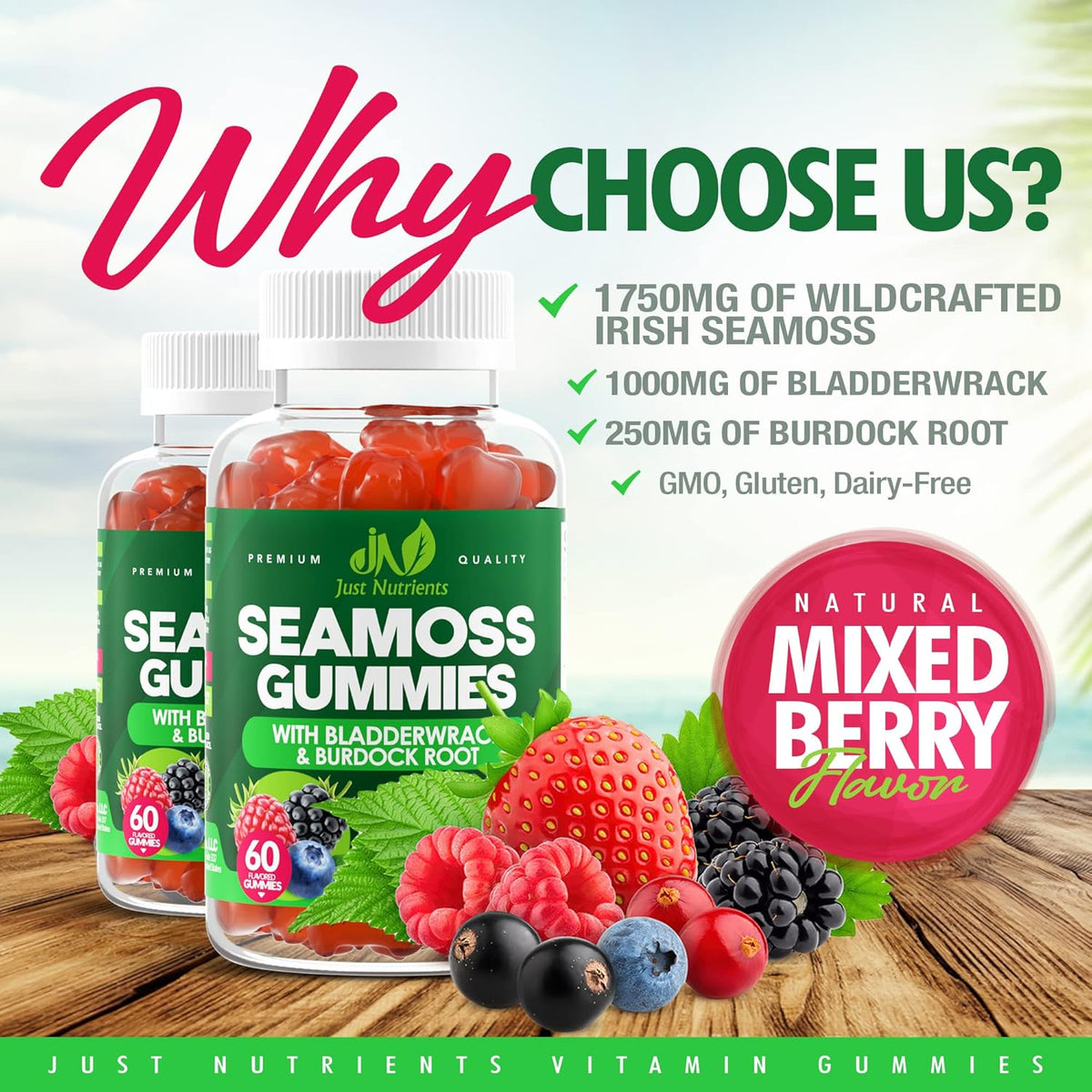wildcrafted irish sea moss sourced for higher mineral content
