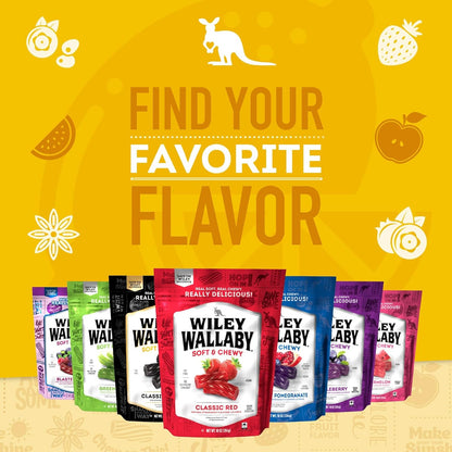 Wiley Wallaby Licorice – Fat-Free Lemonade Twists for Mindful Snacking and Self-Care Breaks