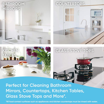 Windex Antibacterial Cleaner – Streak-Free Counters and Tables for Family Dining and Kids' Spaces