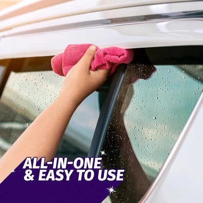 Windex Automotive Glass Cleaner – Family Car Interior and Exterior Cleaner for Minivans with Tinted Rear Windows
