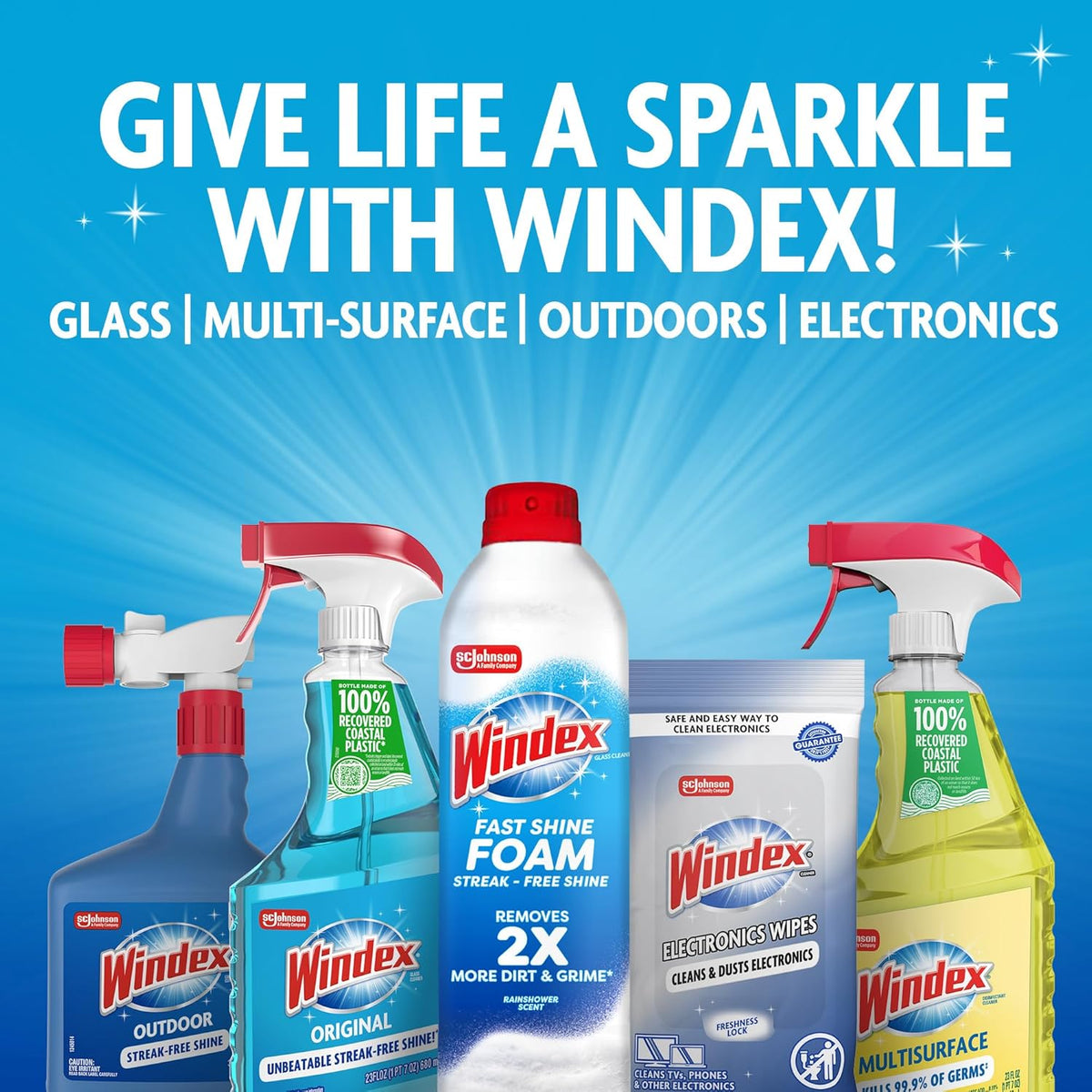 Windex Original Blue Spray – Intentional Living Pick for Clear Mirrors and Bare Surfaces
