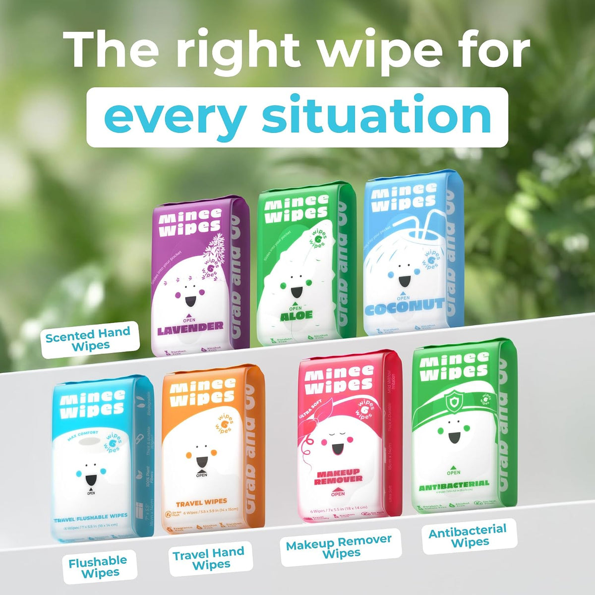 WipeCove Travel Flushable Wipes – Pocket-Size Cleansing for Camping and Hiking, Aloe and Water Formula