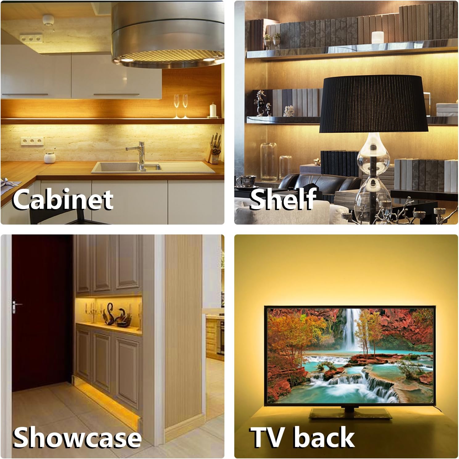 WOBANE Under Cabinet LED Task Light Kit – 1500 Lumen Bright Workspace Lighting for Home Office Desk and Craft Tables