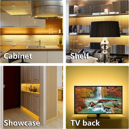 WOBANE Under Cabinet LED Task Light Kit – 1500 Lumen Bright Workspace Lighting for Home Office Desk and Craft Tables