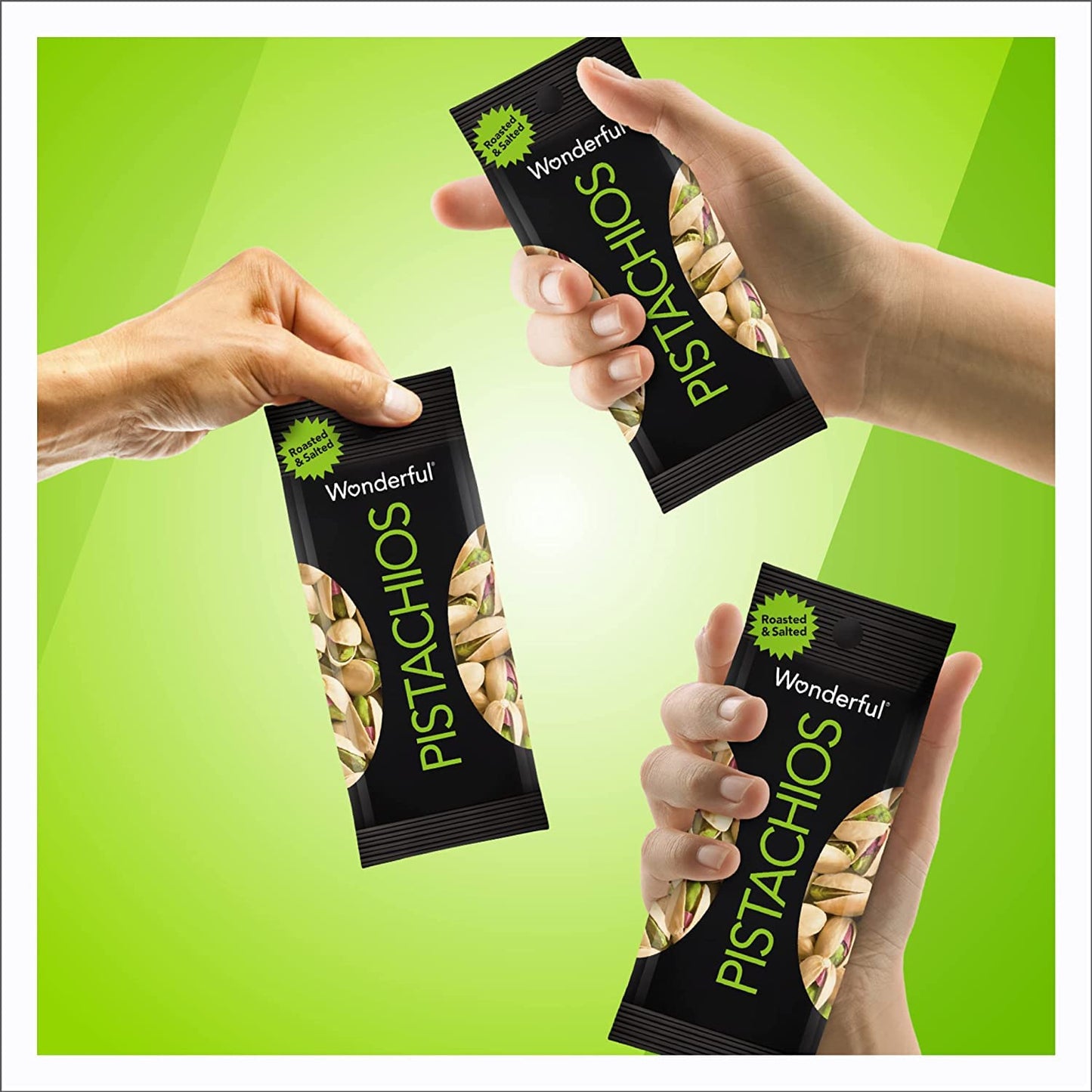 Wonderful Pistachios 1.5oz Single-Serve Bags – Lunchbox-Ready Snack for School and Daycare