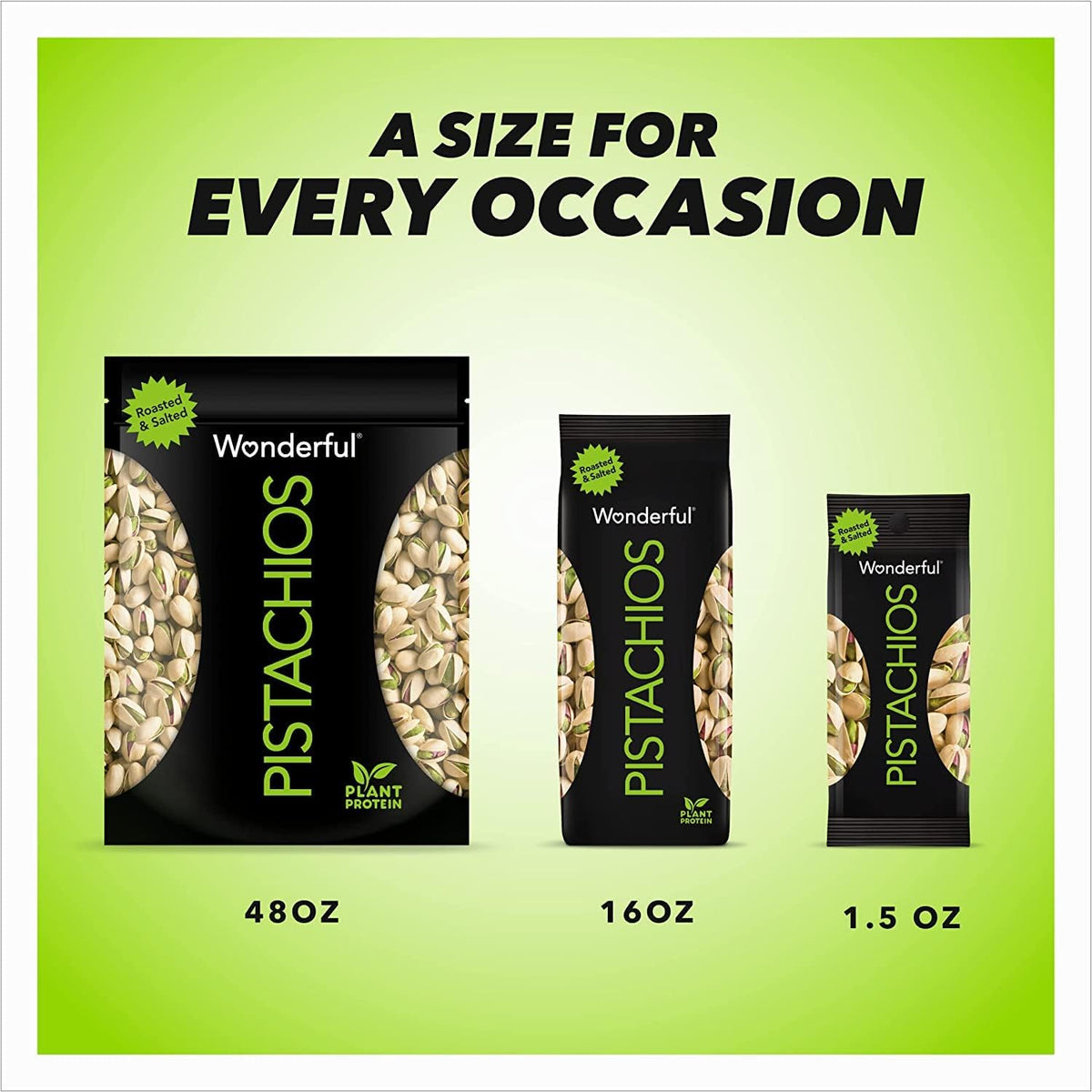 Wonderful Pistachios In Shell, No Salt Variety – Low-Sodium Snack for Wellness Pantry and Self-Care Routines