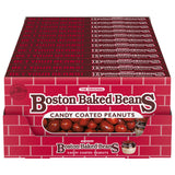 Wonka Boston Baked Beans Retro Candy-Coated Peanut Gift Box Set for Valentine's Day Card Exchanges and Stocking Stuffers, Pack of 12