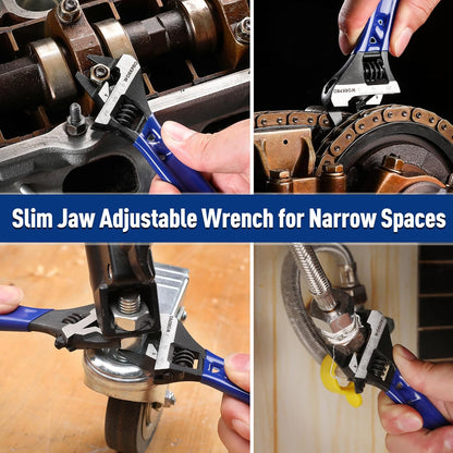 WORKPRO 4-Inch Non-Sparking Stubby Wrench – Safe Tool for Fuel Line and Battery Work in Garages