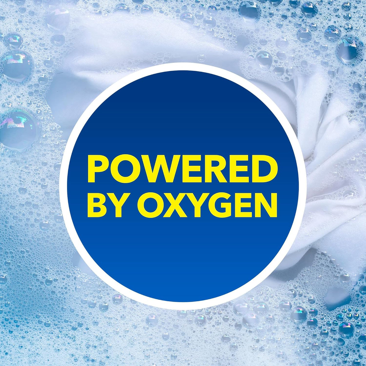 works as a laundry booster with regular detergent or as a presoak for tough stains