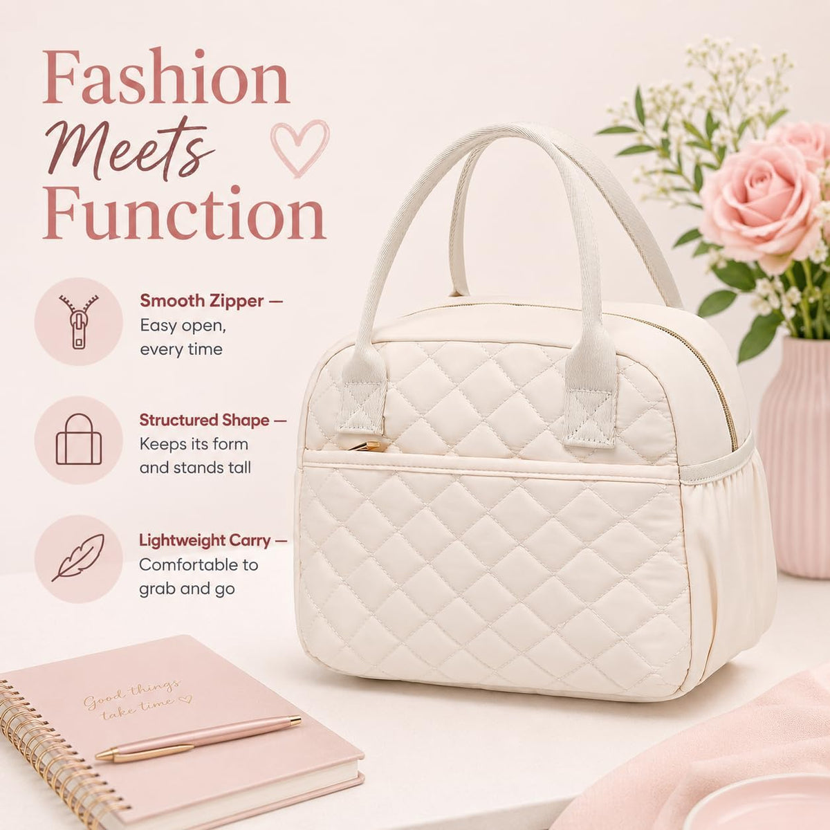 WYNBAG Insulated Lunch Tote – Stylish Housewarming Gift for the Hostess Who Meal Preps