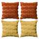 Caramel/Yellow - 18" x 18" (Pack of 4)