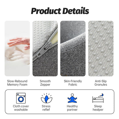 xiaomubiao Hollow Face Cushion – Zero-Pressure Design Pillow Protecting Eyes, Nose & Cheeks During Rest