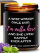 Funny Retirement/Divorce Candle
