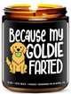 Funny Goldie Candle