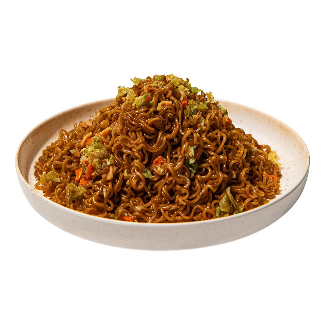 yakisoba-style sauce coating (no broth) for stir-fry texture and flavor