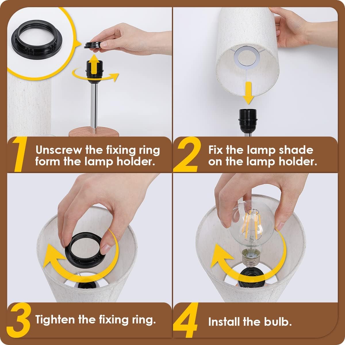 Yarra-Decor Focus Task Lamp – Dimmable Home Office Desk Light with Two USB Charging Ports