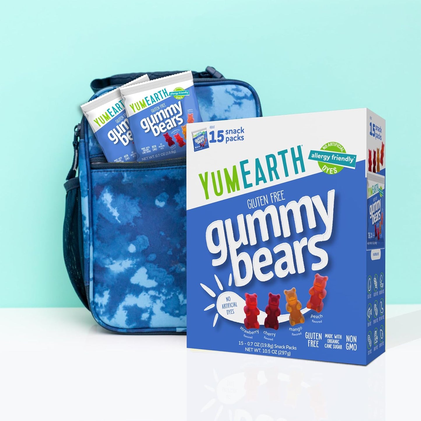 YumEarth Organic Gummy Bears – Toddler Snack Box, Individually Wrapped Gluten Free Treats