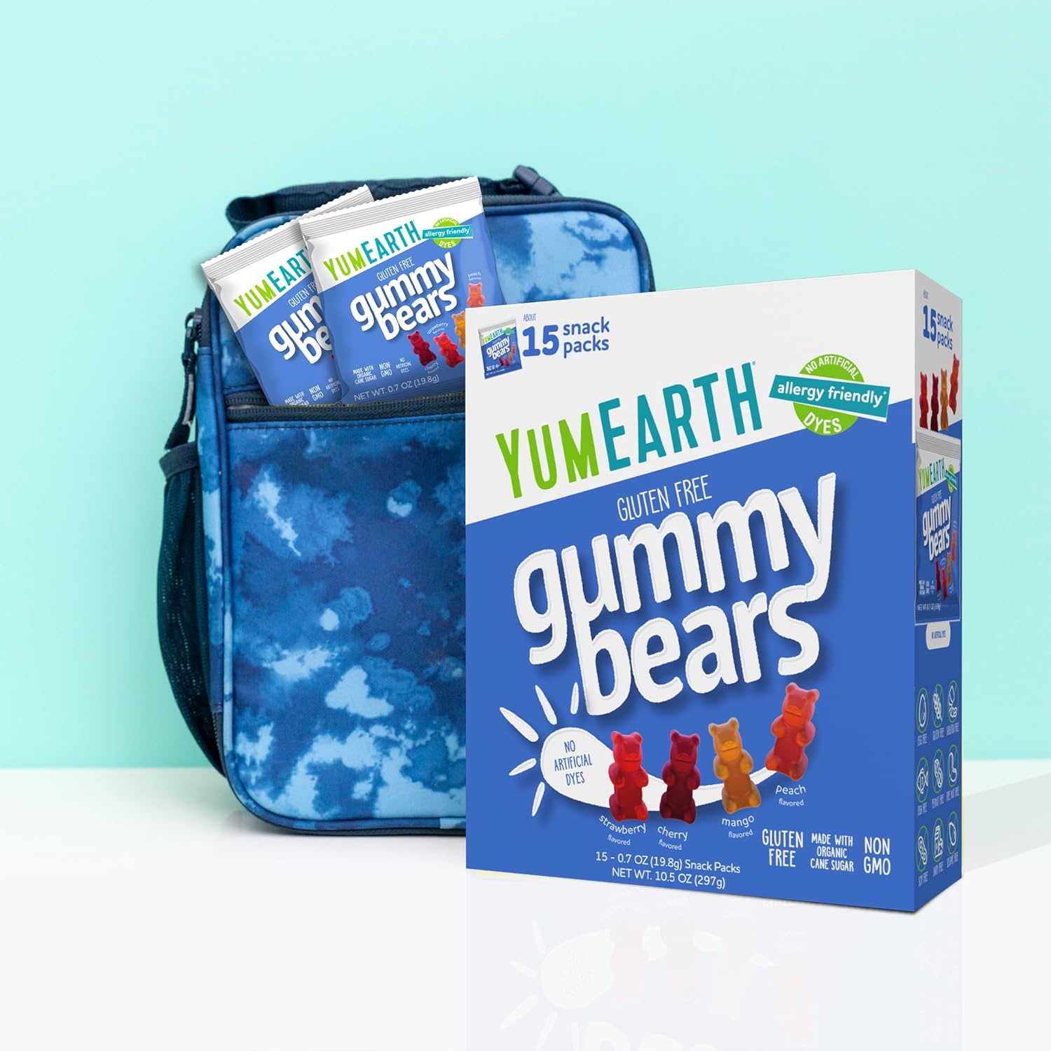YumEarth Organic Gummy Bears – Toddler Snack Box, Individually Wrapped Gluten Free Treats